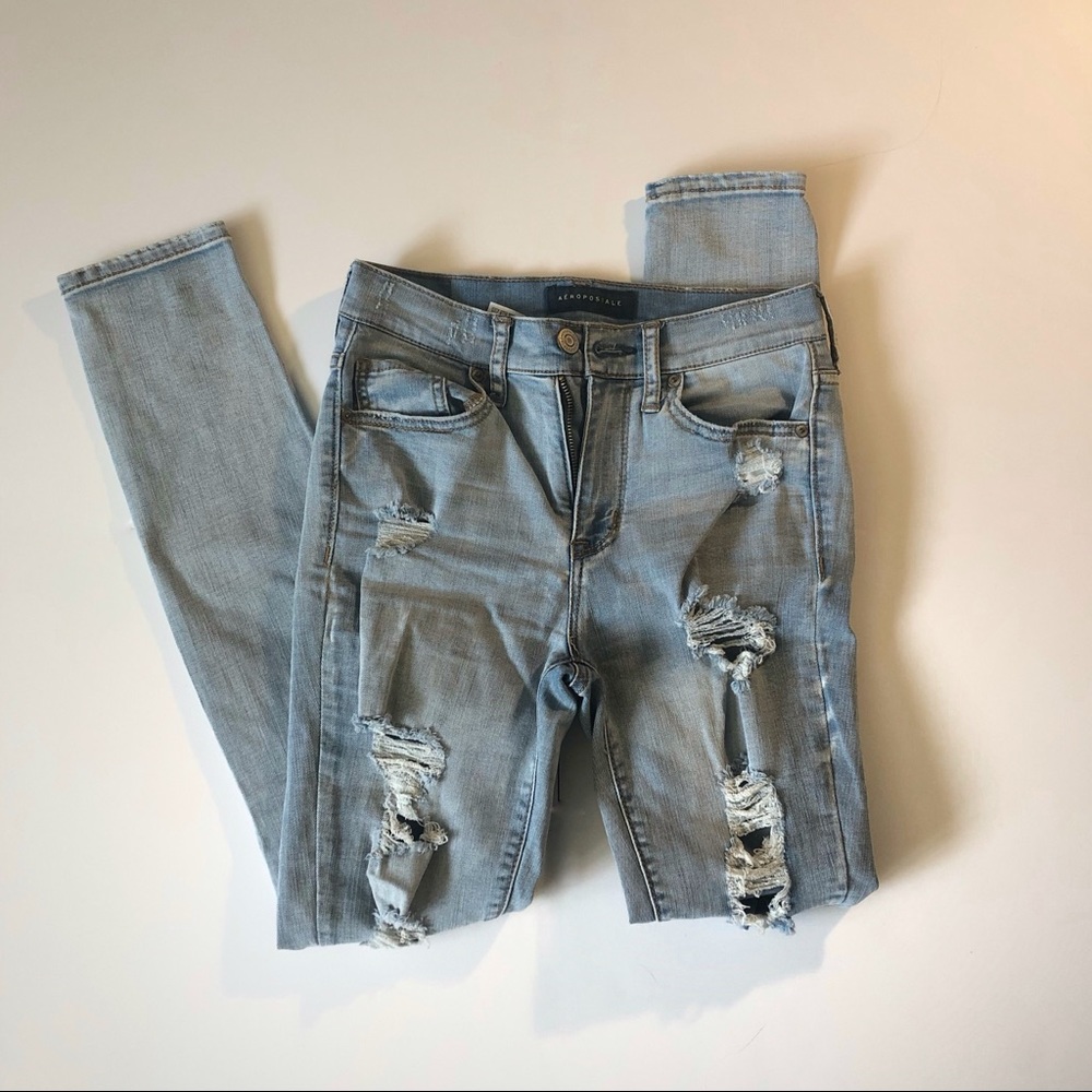 Aeropostale high waisted jeggings